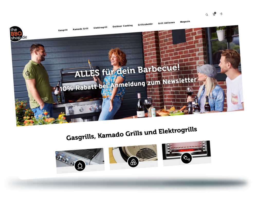 Webshop erstellt von bitloft